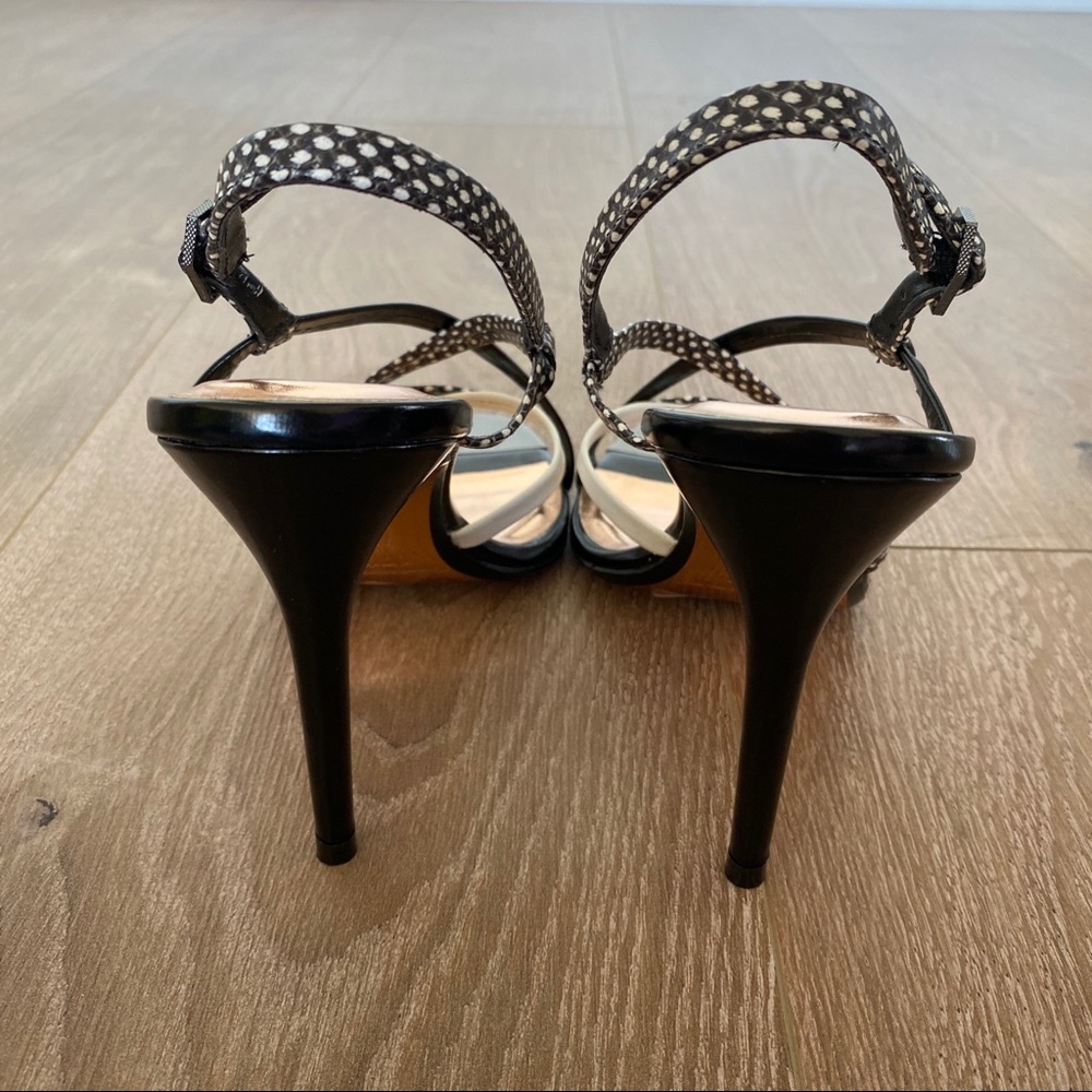 NIB Ted Baker “Theanaa” Snakeskin Strappy Sandals - Picture 3 of 7